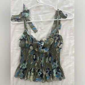 Aritzia Wilfred Summer Straps Blouse